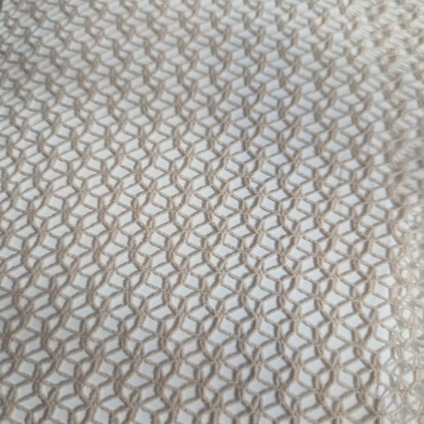 Fukusuke 모카베이지 메쉬 망사 팬티스타킹