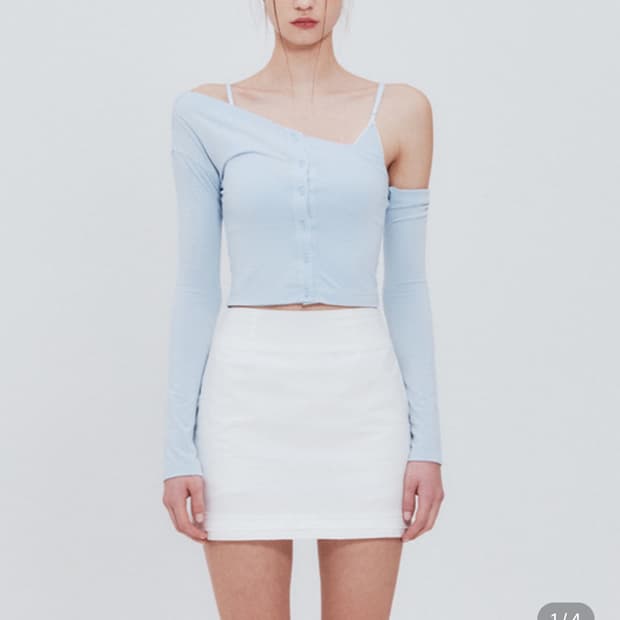 낫유어로즈 Yui cardigan set Blue