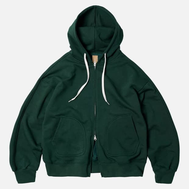 [M] 프리즘웍스 OG 헤비웨이트 후드 집업 파카 다크 그린 판매