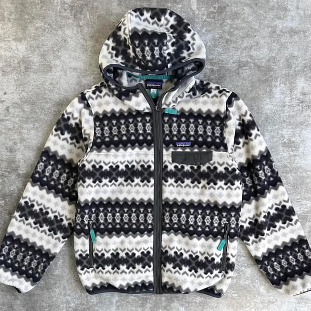 파타고니아 신칠라 스냅 티 후드 플리스 자켓