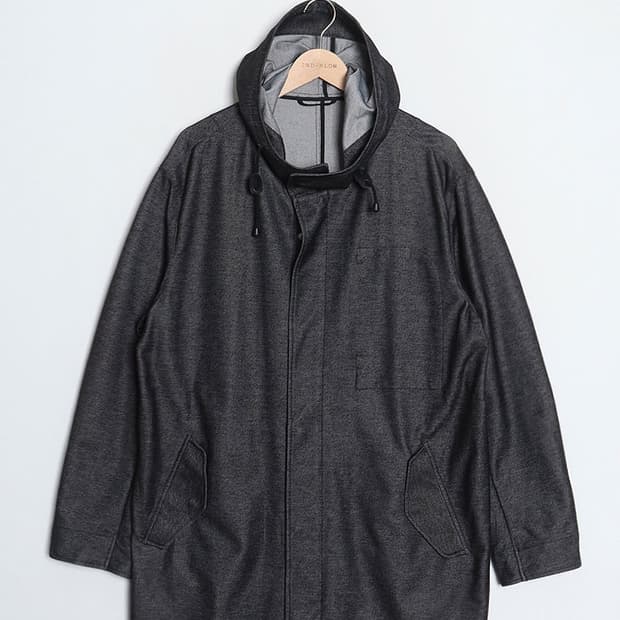 G U DenimLike Hooded Coat