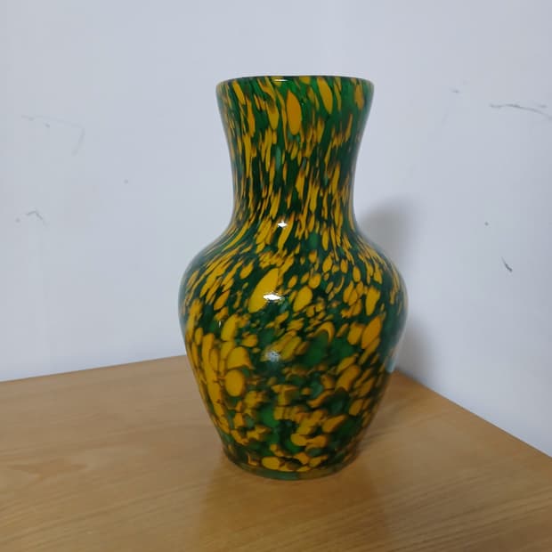 일본 빈티지 KURATA 유리화병