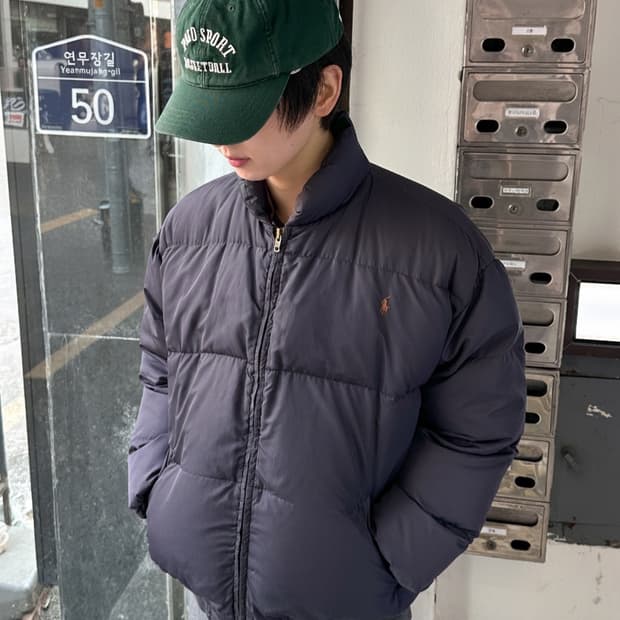 폴로랄프로렌 90s  베이직 포니 푸퍼 다운 자켓