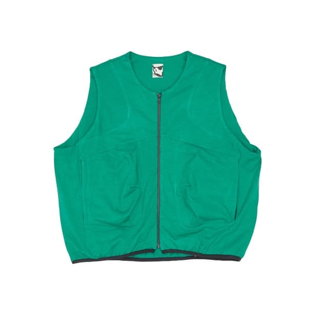 (XL) GR10K 페디드 저지 베스트 포레스트그린