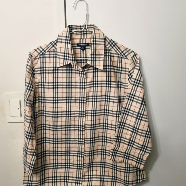 버버리 정품 칠부소매 남방