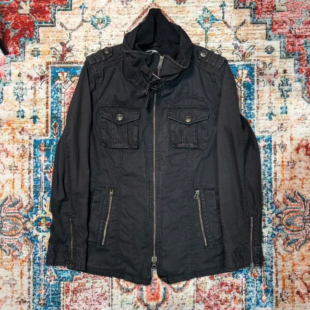 [M] 본더치 견장 야상 자켓