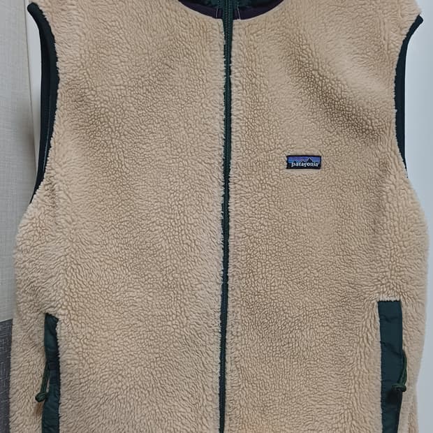 [L-XL] 파타고니아 레트로 베스트 올드 모델 오트밀 / 퍼플