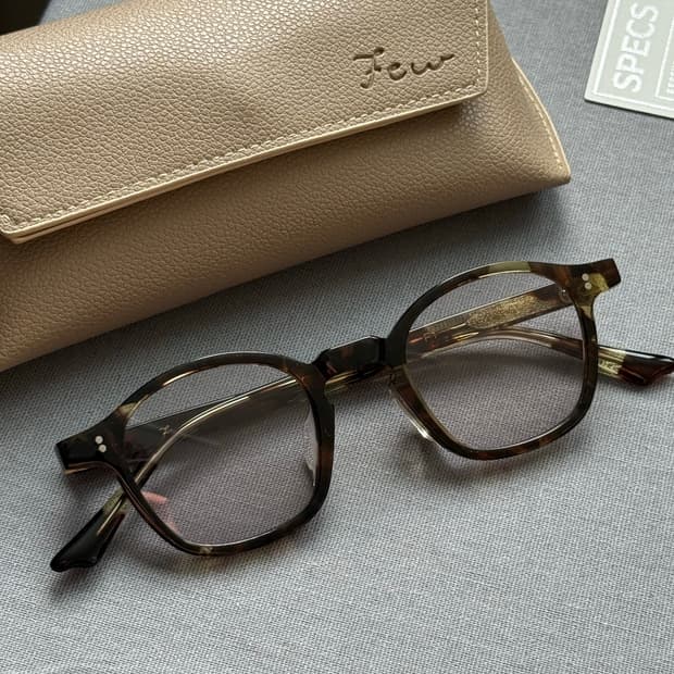 뉴아이웨어 Few 01 44-23 (브라운 사사) 