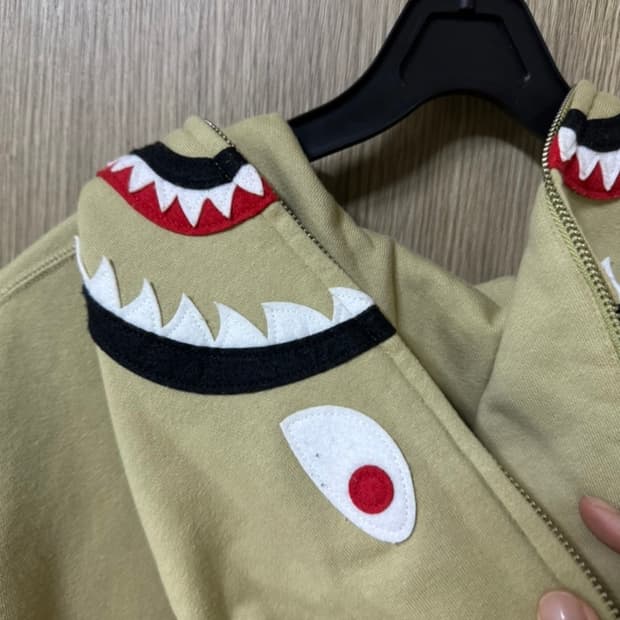 베이프 bape 샤크후드 xxl 후드집업
