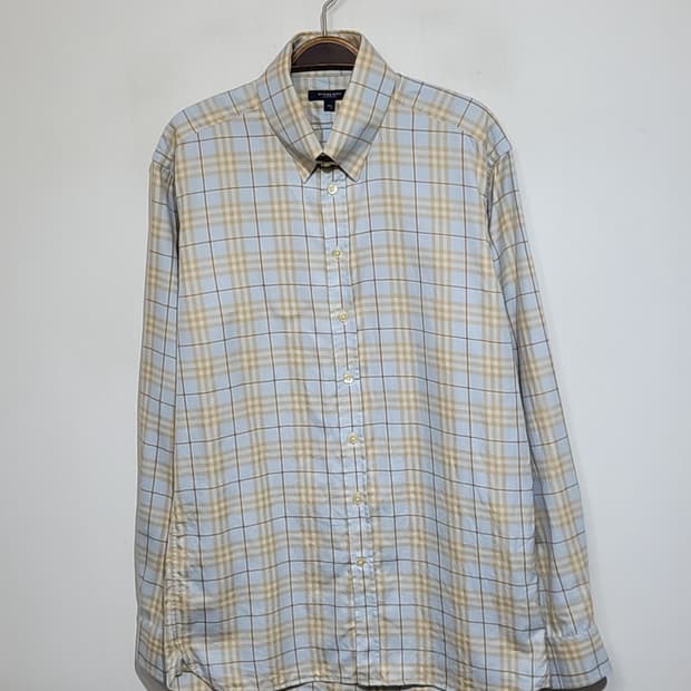 (L) 버버리 남방 체크 셔츠 영국판 캐주얼 