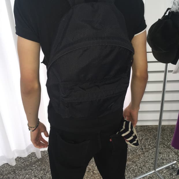 포터 백팩 블랙