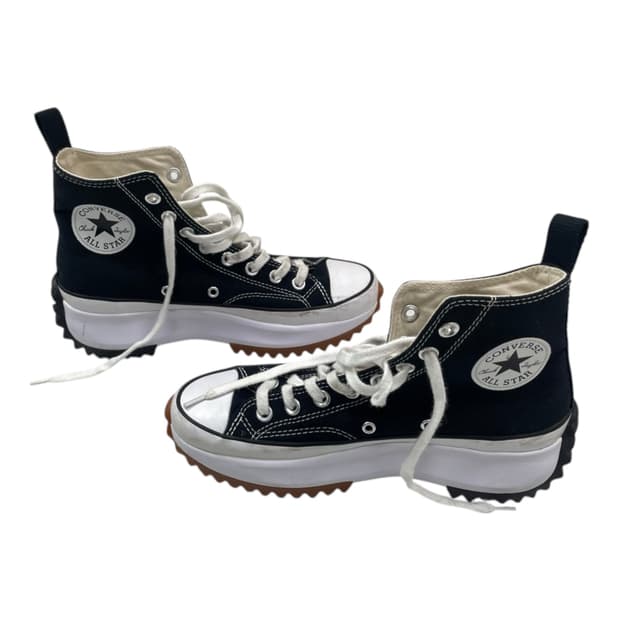 컨버스 Converse 블랙 런스타 하이크 하이 스니커즈 250
