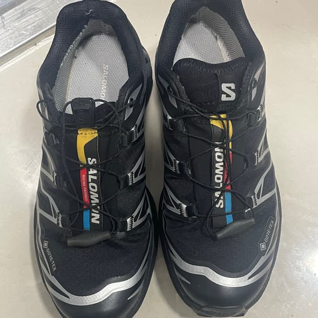 살로몬 xt-6 블랙실버 235