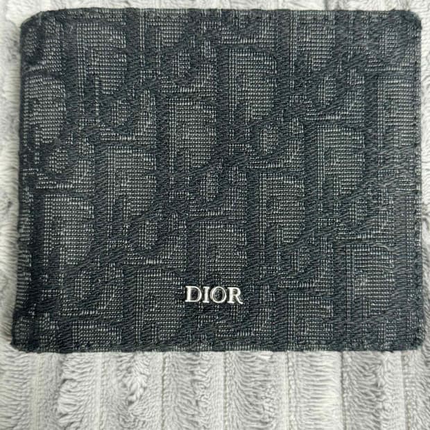 디올 오블리크 반지갑