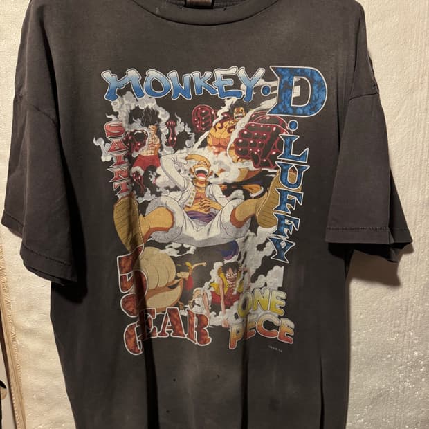 [3XL]세인트미카엘 x 원피스 루피 티셔츠