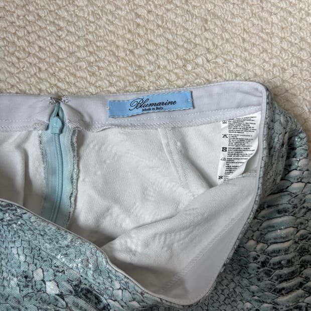 bluemarine 로우와이즈 7부 pants