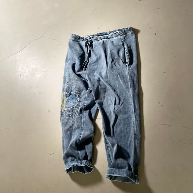 KZ Atelier Sashiko Repair Easy Pants