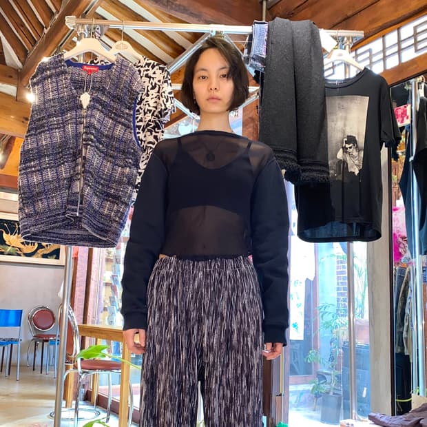 Givenchy 2000s Archive 시스루 맨투맨