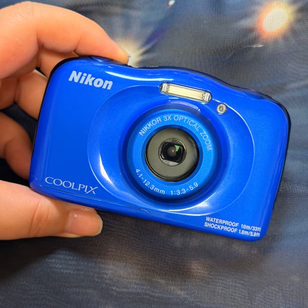 작례 O 니콘 쿨픽스 w100