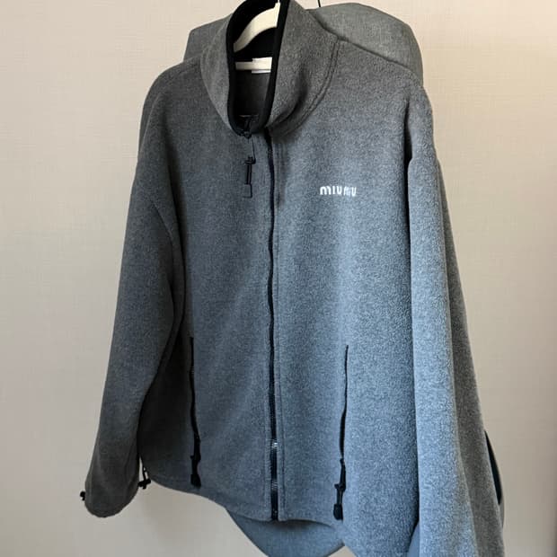 미우미우 후리스 플리스 Fleece 집업 miumiu