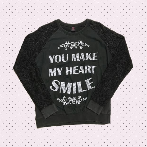 프리즘스톤깔 롱슬리브 y2k 큐트코어