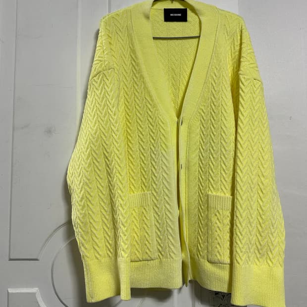 웰던 WE11DONE 케이블 가디건