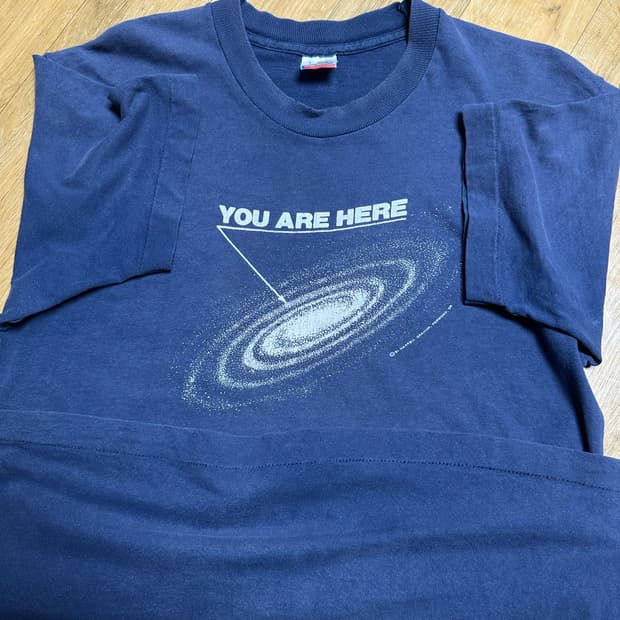 1981 YOU ARE HERE 티셔츠 L