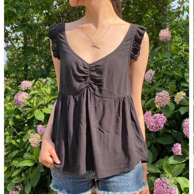 Brandy Melville Ruffle Top
