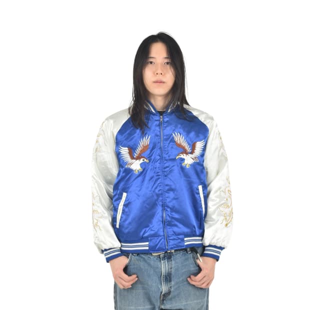 JPN 스카쟌 자켓 수베니어 점퍼 M N0650