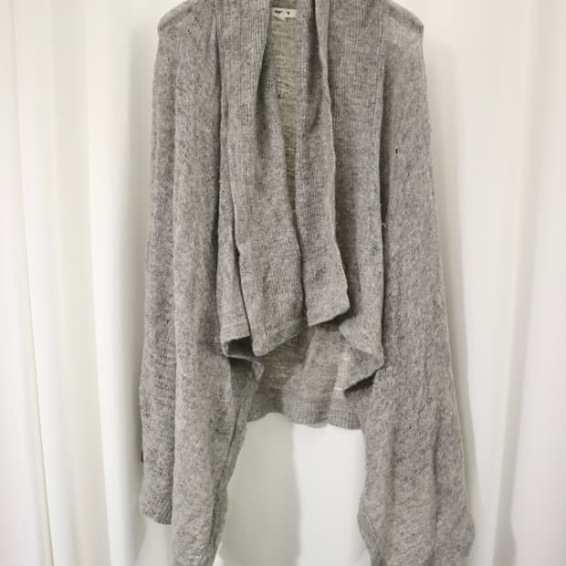 Helmut Lang long kint cardigan