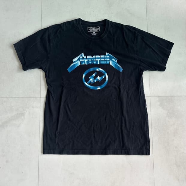 네이버후드 x 프라그먼트 콜라보 반팔티(XL)