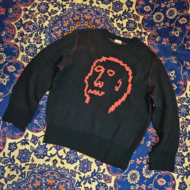 1011갤러리 페이스 일러스트 니트 1 size