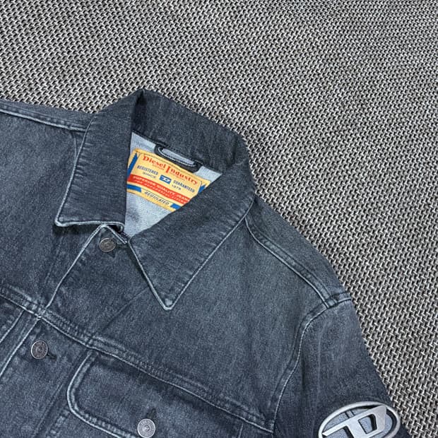 디젤 D-바르시 흑청 자켓