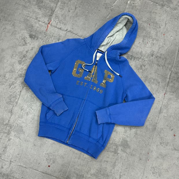 갭 빈티지 로고 후드집업 