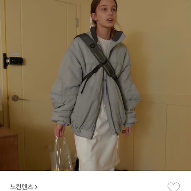 노컨텐츠 윈터점퍼