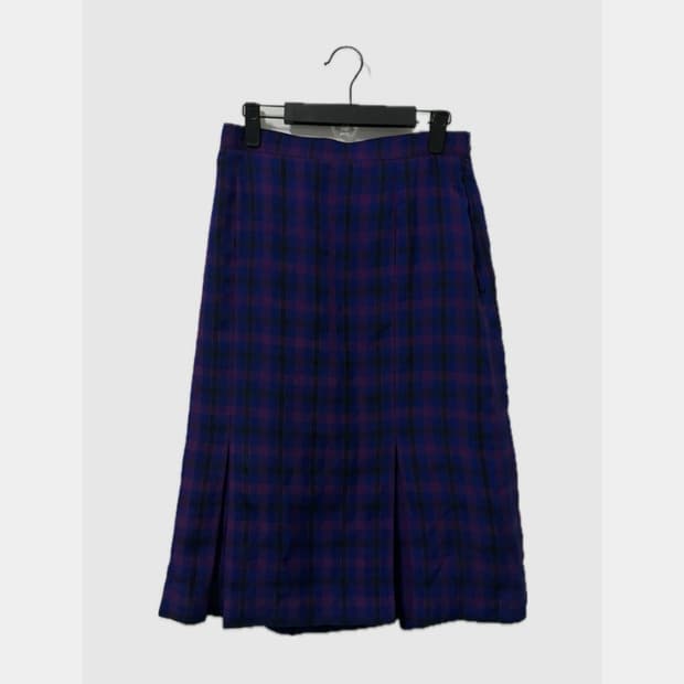 빈티지 체크 스커트