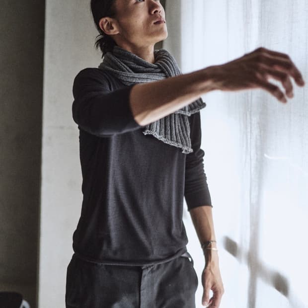 모노프리베 Textured Wool Long Sleeve