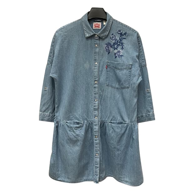 리바이스 샴브레이 데님 드레스 원피스 S