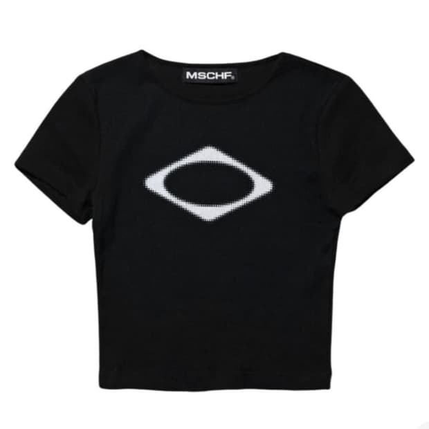 미스치프 로고 반팔 