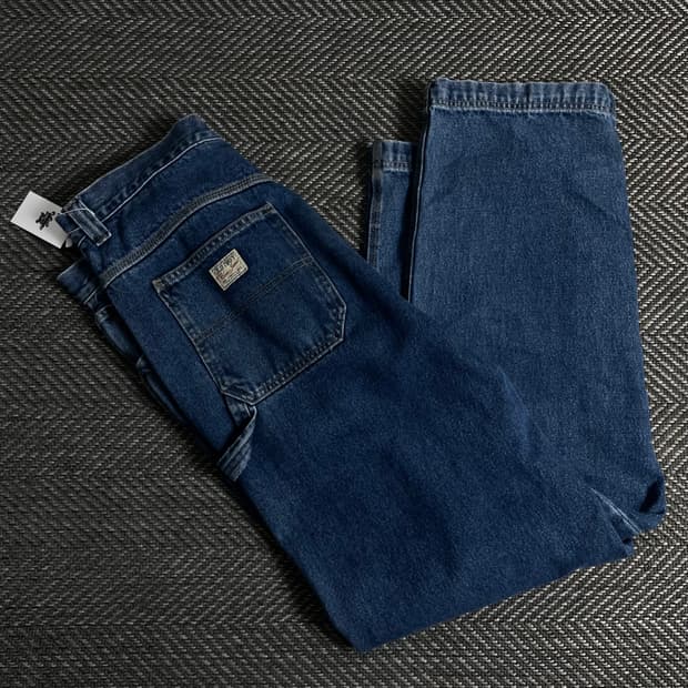 올드네이비 아메카지 데님 카펜터 워크 팬츠y 3634