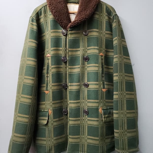 폴로 랄프로렌 데님 앤 서플라이 더블 브레스티드 덱 코트