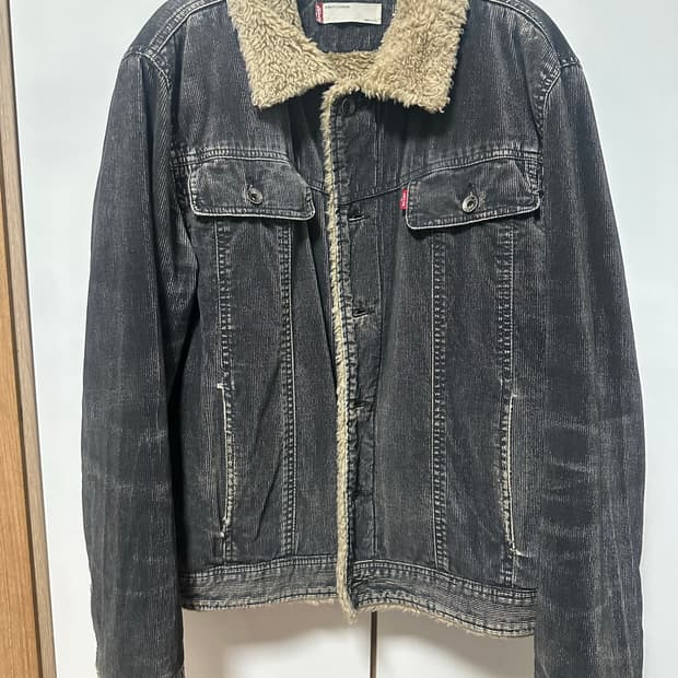 리바이스 코듀로이 쉐르파 흑청