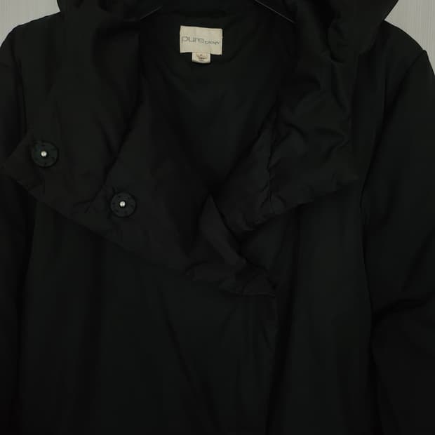 DKNY. 블랙 여성 패딩 코트