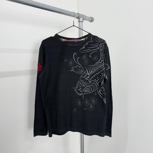 JPN Oriental Koi Graphic Long Sleeve