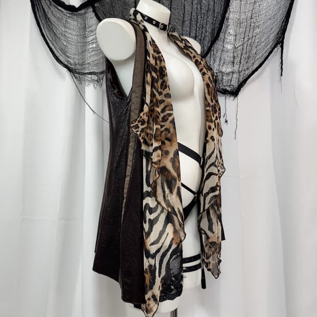 leopard cardigan