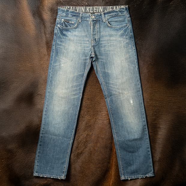 [33] 00s 캘빈클라인 데님팬츠 로우라이즈 슬림스트레이트 핏 