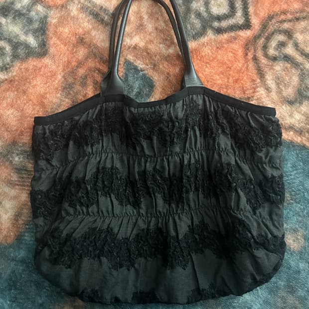 TTF✳️요지야마모토 느와르 플라워 토트백