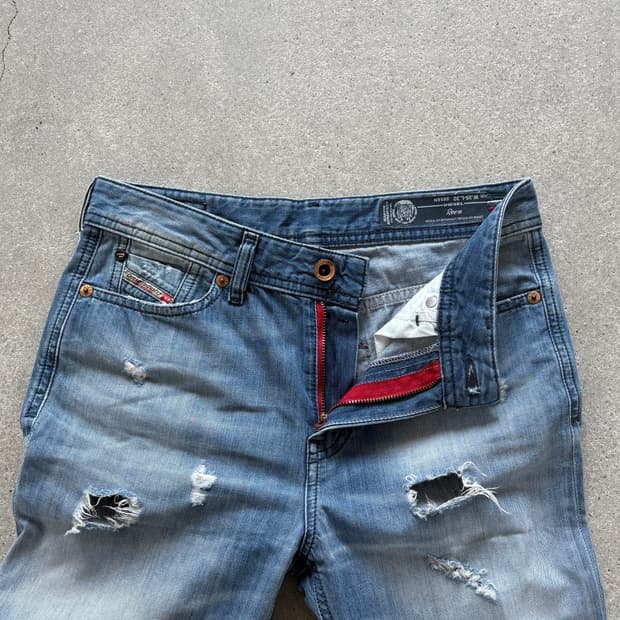 DIESEL 디젤 데미지 데님 팬츠 