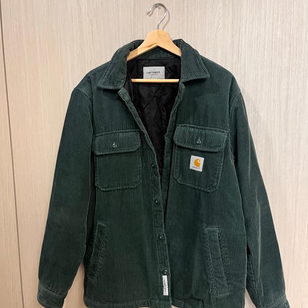 칼하트 wip 휘트섬 코듀로이 데님자켓 M 