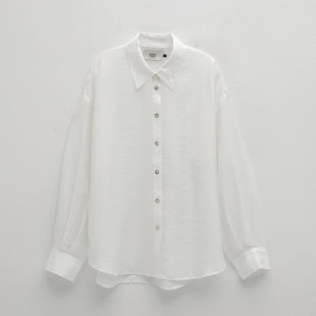 아뜰리에 나인 BOTA SOLID SHIRT_WHITE